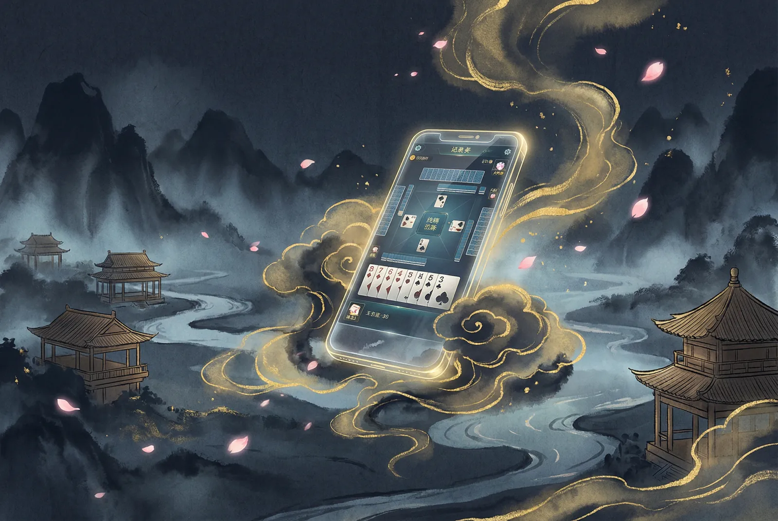 棋牌游戏APP界面展示